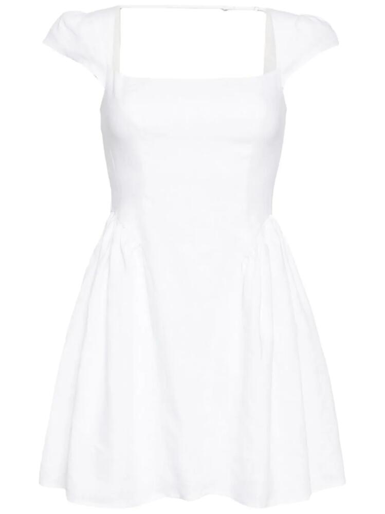 Reformation Oaklyn linen dress - White Cover