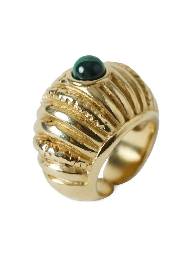 Paola Sighinolfi small reef textured ring - Gold Cover