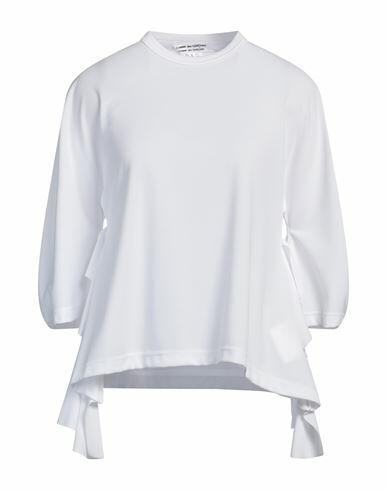 Comme Des Garçons Woman T-shirt White Polyester Cover