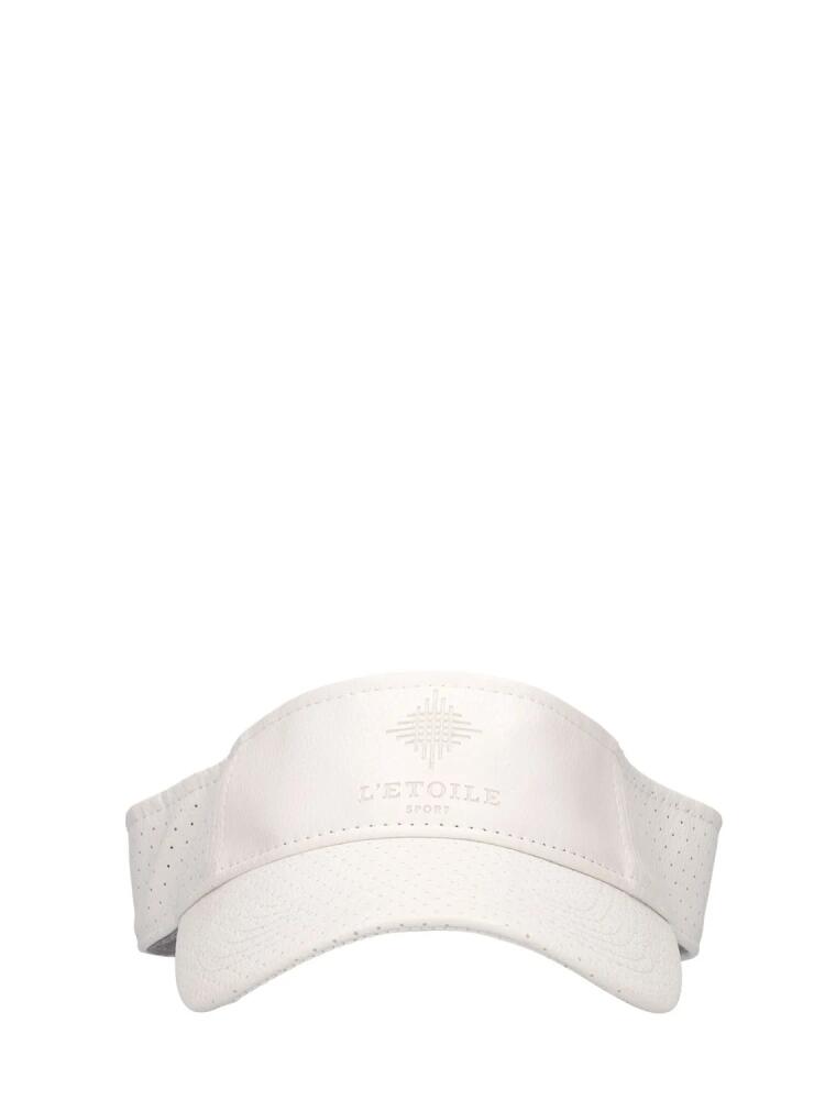 L'ETOILE SPORT Perforated Leather Visor Cover