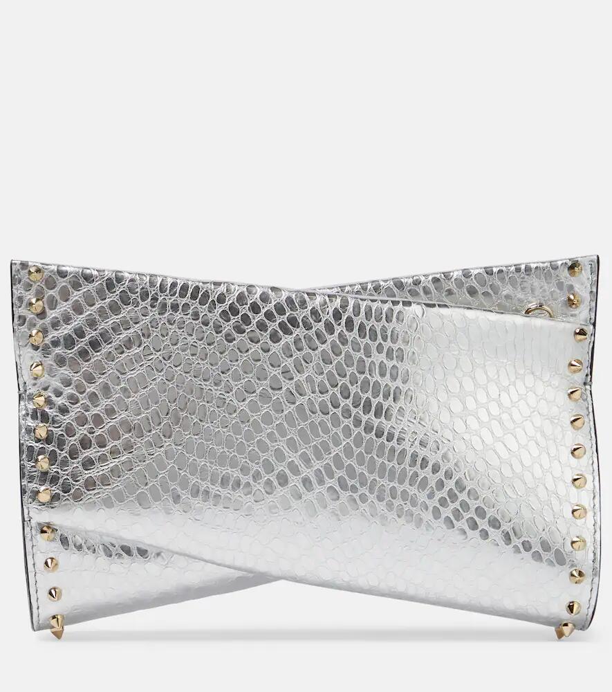 Christian Louboutin Loubitwist Small leather clutch Cover