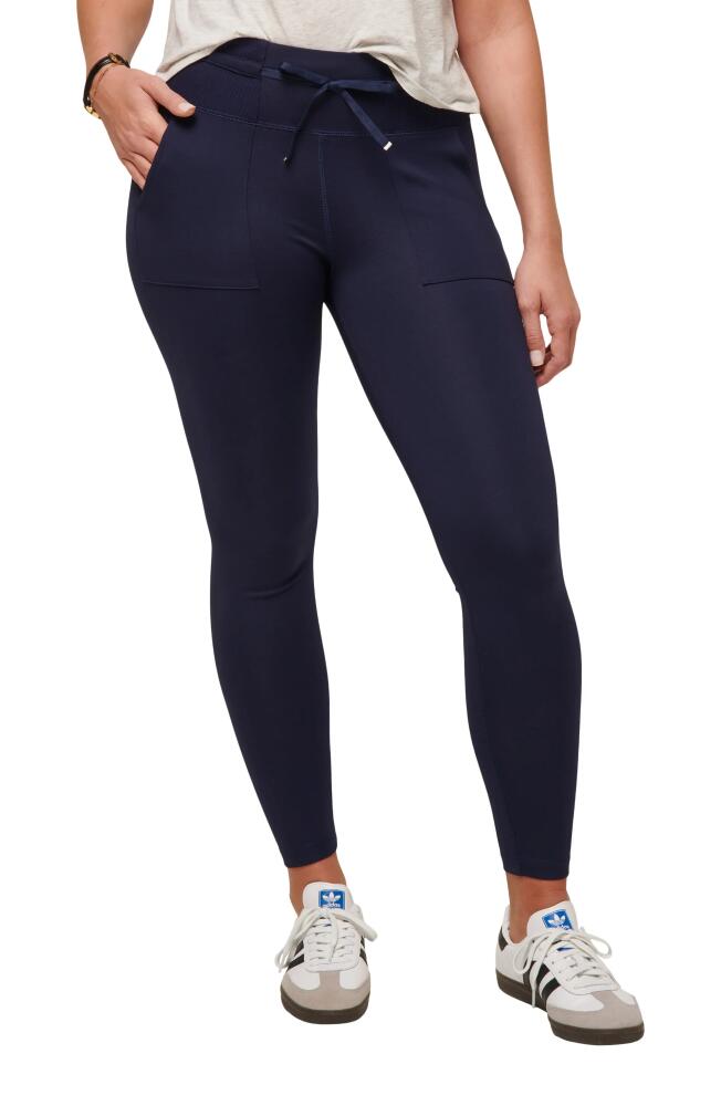 TravisMathew Friday Ponte Pocket Leggings in Navy Cover