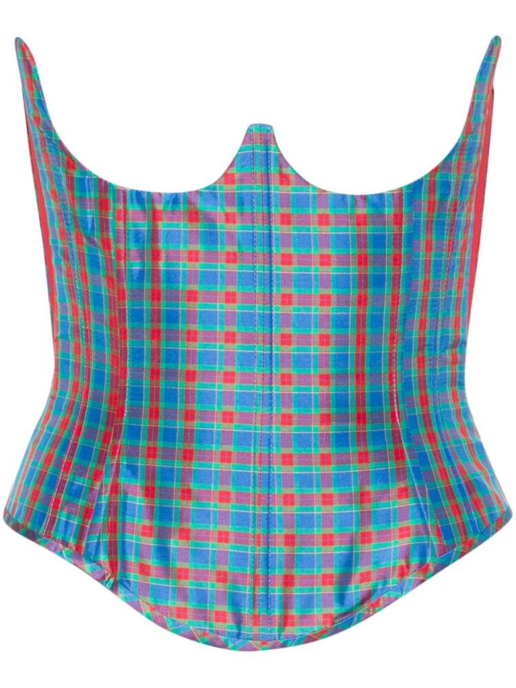 Vivienne Westwood strapless corset top - Blue Cover