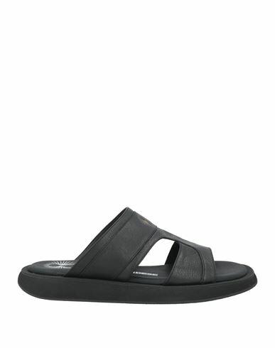 Bruno Bordese Man Sandals Black Leather Cover