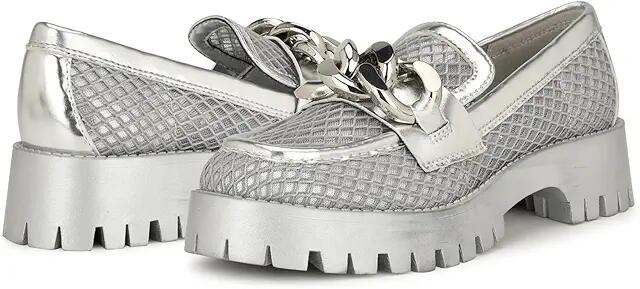 Nine West Afer (Silver) Women's Flat Shoes Cover