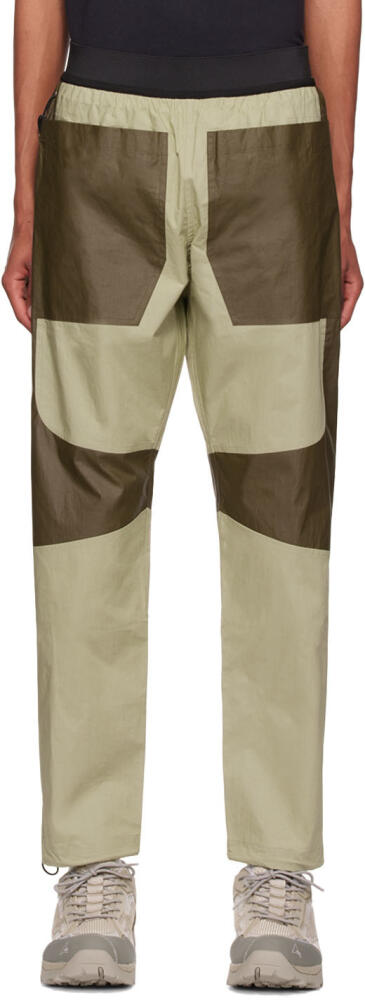 RANRA Beige & Brown Acrylic Trousers Cover