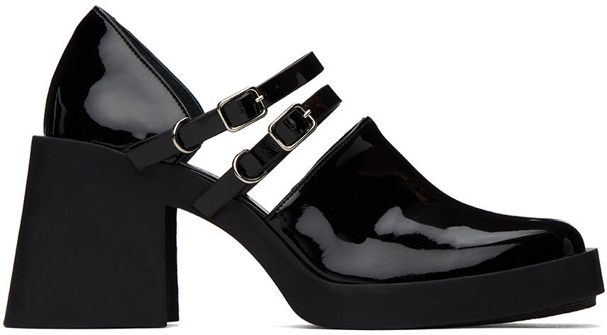 Justine Clenquet Black Jennie Mary-Jane Heels Cover