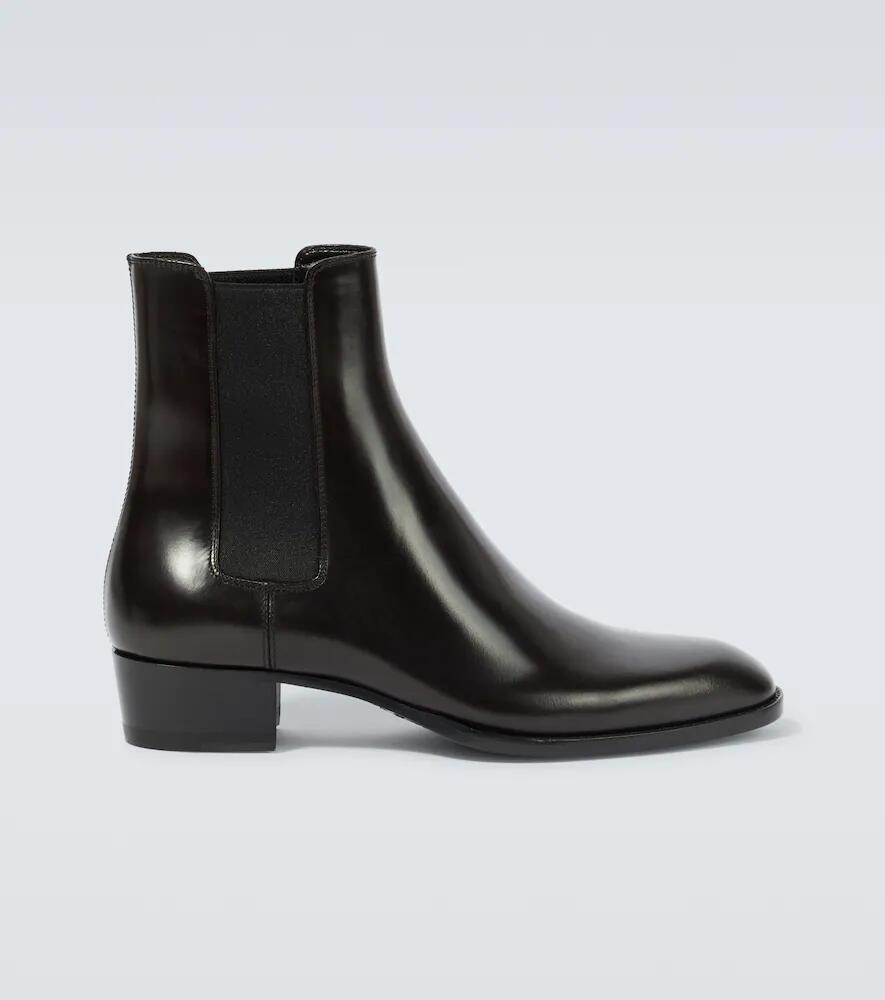 Saint Laurent Wyatt leather Chelsea boots Cover