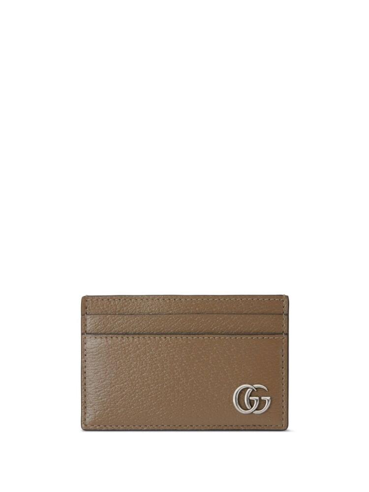 Gucci GG Marmont leather card holder - Neutrals Cover