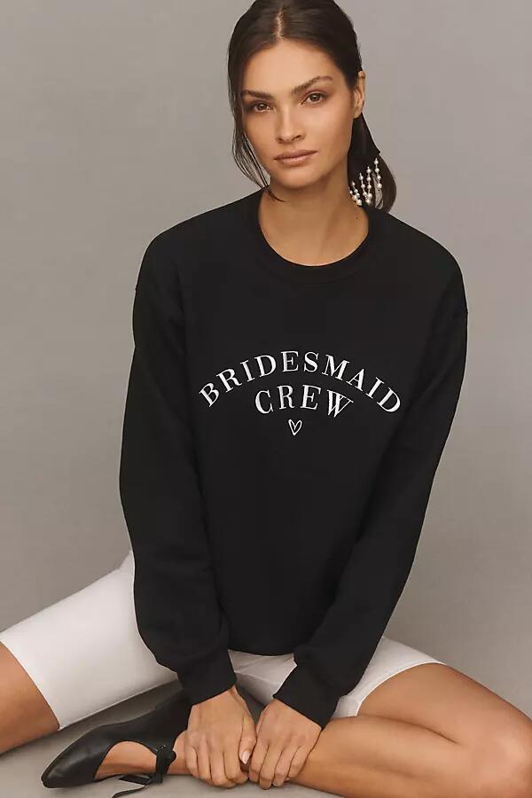 By Anthropologie Weddings Bridesmaid Crew-Neck Sweatshirt Cover