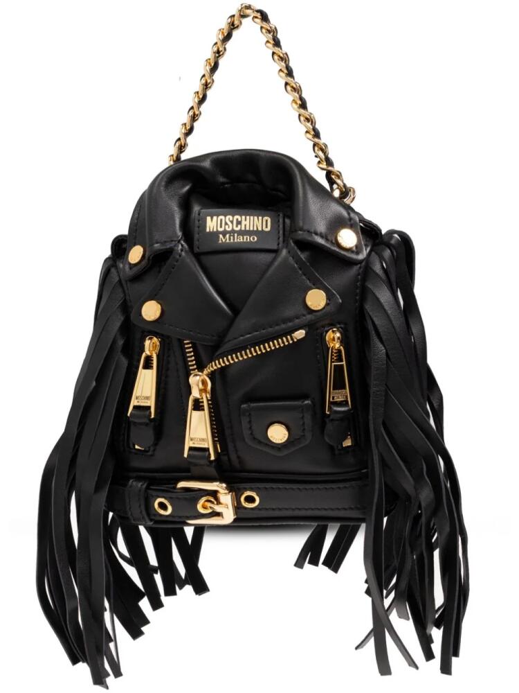 Moschino Biker backpack - Black Cover