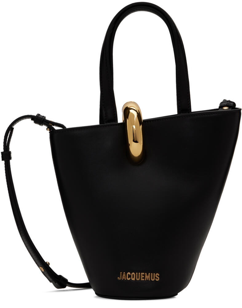 JACQUEMUS Black La Casa 'Le petit Bambola' Tote Cover