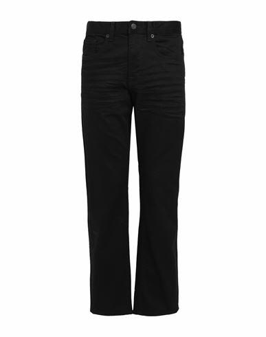 Selected Homme Man Jeans Black Organic cotton, Elastane Cover