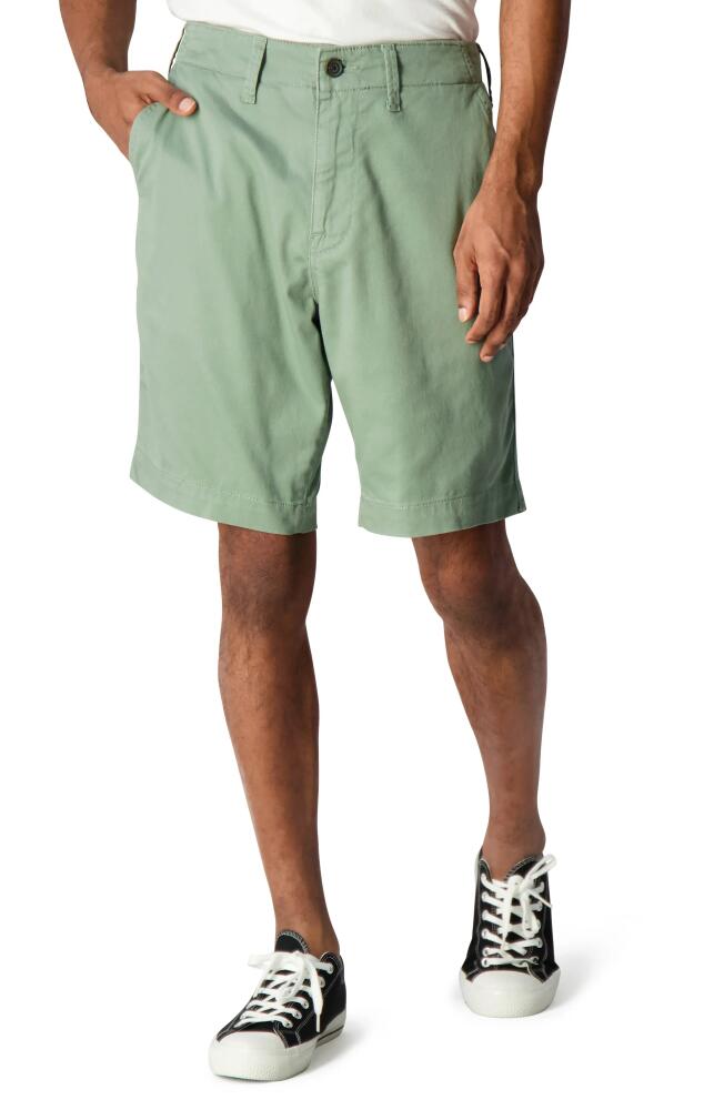 Lucky Brand Stretch Twill Flat Front Shorts in Sea Spray Cover