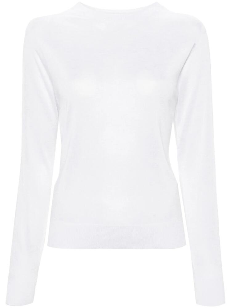 Peserico semi-sheer fine-knit jumper - Neutrals Cover