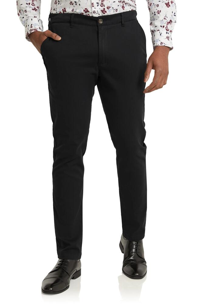 Johnny Bigg Jayden Slim Fit Stretch Cotton Pants in Black Cover