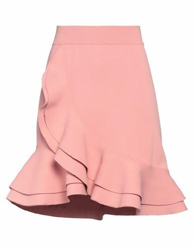 Alexander Mcqueen Woman Mini skirt Pastel pink Viscose, Polyamide, Polyester, Elastane Cover