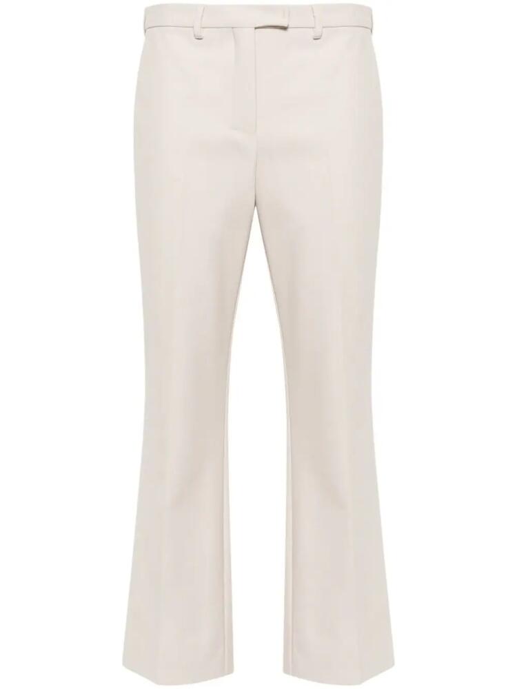 'S Max Mara pressed-crease cropped trousers - Neutrals Cover