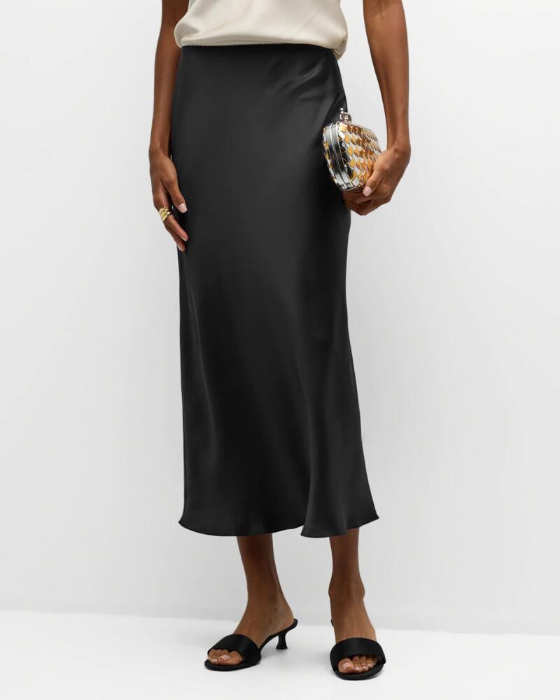 Sablyn Miranda Silk Midi Skirt Cover