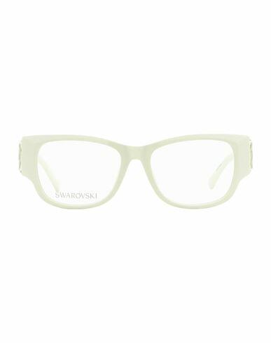 Swarovski Swarovski Rectangular Sk5473 Eyeglasses Woman Eyeglass frame White Acetate Cover