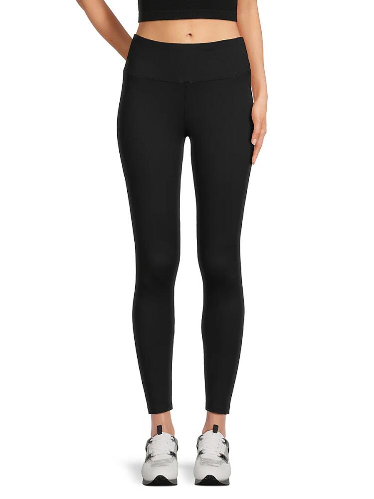 Calvin Klein Women's Solid Leggings - Black Cover