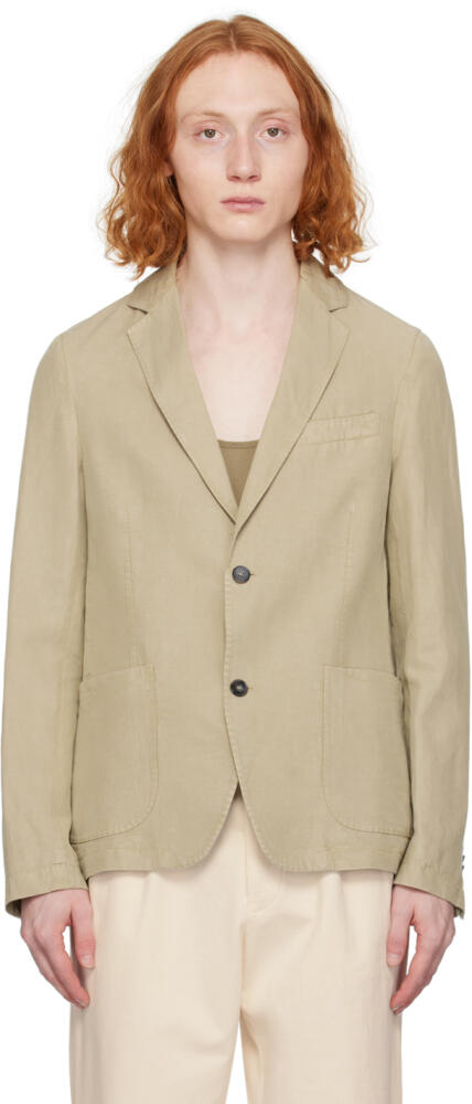 Officine Générale Taupe Nehemia Blazer Cover