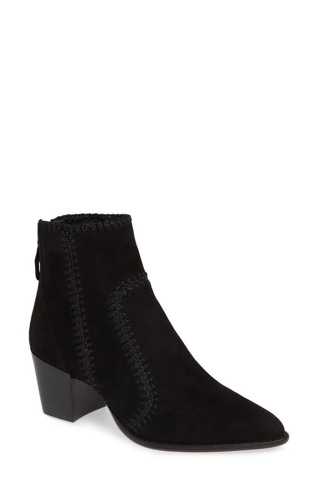 Alexandre Birman Benta Pieced Bootie in Black Suede Cover