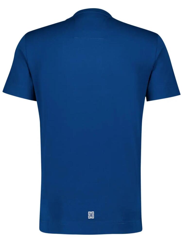 Givenchy logo-embroidered T-shirt - Blue Cover