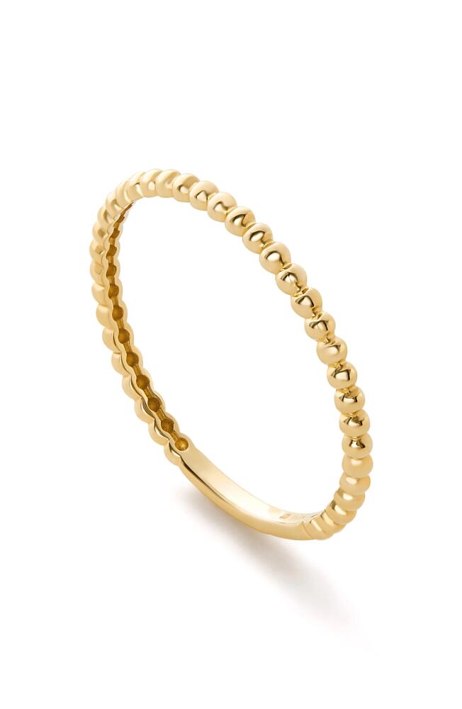 Ana Luisa Gold Band Ring - Gold Bead Ring Cover