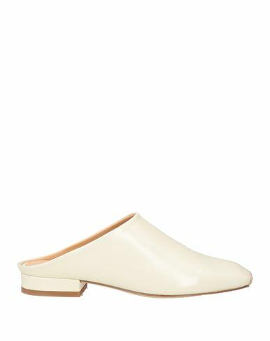 Paloma Barceló Woman Mules & Clogs Cream Leather Cover