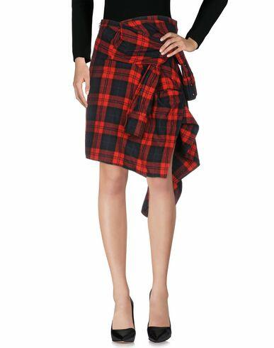 Dsquared2 Woman Midi skirt Red Wool, Polyamide Cover