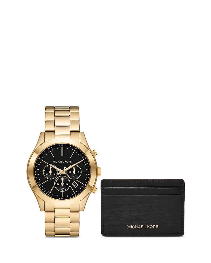 Michael Kors Slim Runway Chronograph, 44mm Gift Set Cover