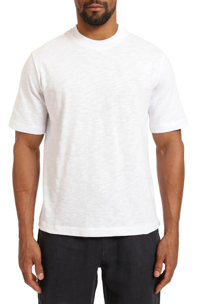 Mavi Jeans Cotton Slub T-Shirt in White Cover