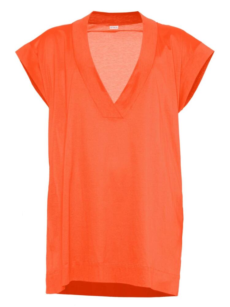 ERES Renée cotton T-shirt - Orange Cover