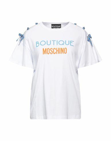 Boutique Moschino Woman T-shirt White Cotton Cover