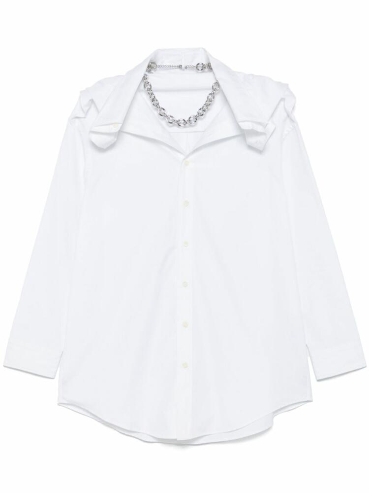 Y/Project shirt mini dress - White Cover