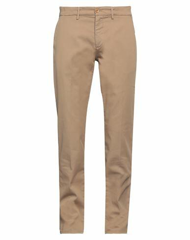 Harmont & Blaine Man Pants Camel Cotton, Elastane Cover