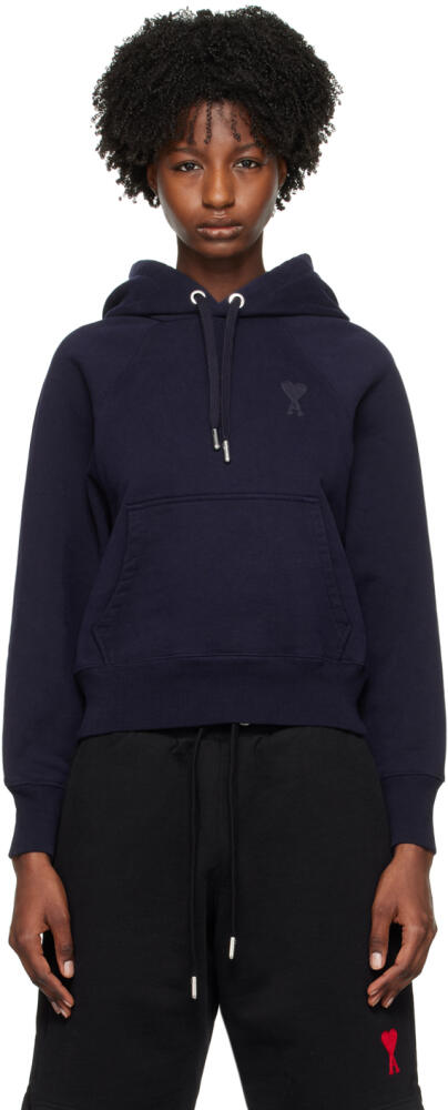 AMI Paris Navy Ami de Cœur Hoodie Cover