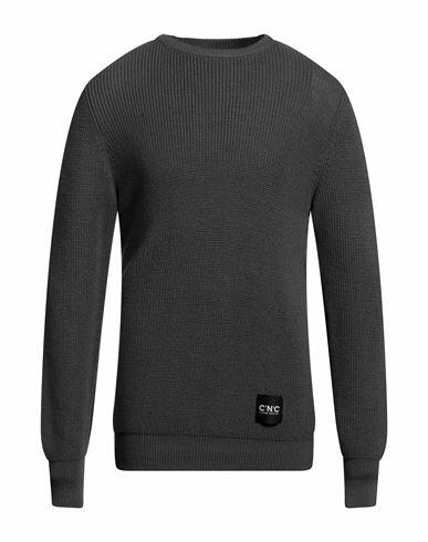 C'n'c' Costume National Man Sweater Lead Wool, Acrylic Cover