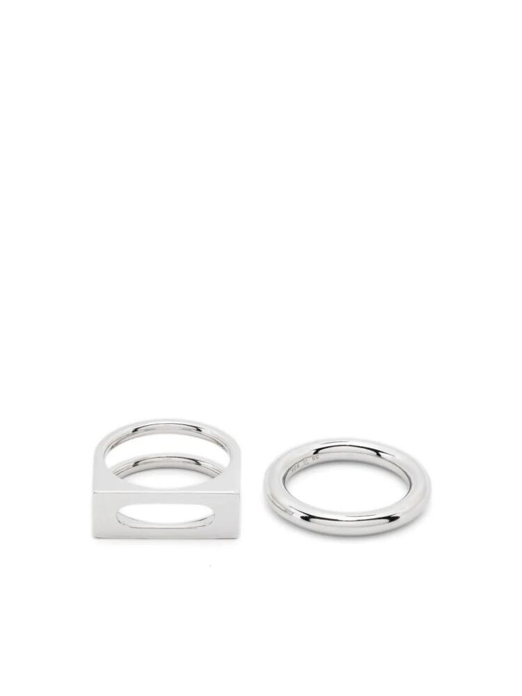 Tom Wood Cage rings (set of two) - Silver Cover