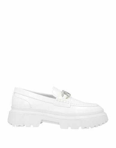 Hogan Woman Loafers White Soft Leather Cover