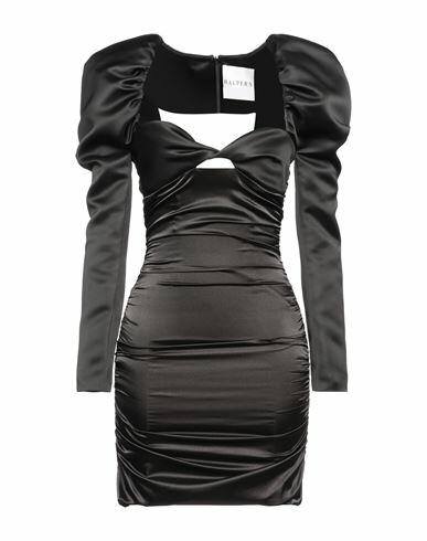 Halpern Woman Mini dress Black Polyester, Elastane Cover