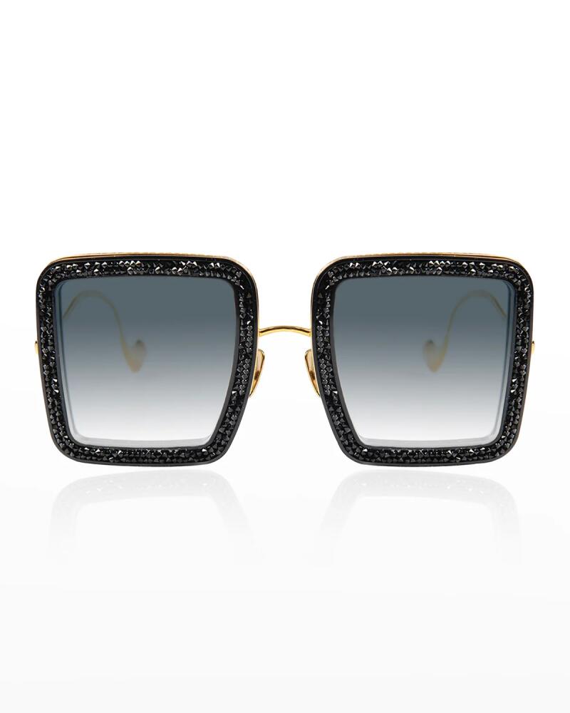 Anna-Karin Karlsson Beaming Sky Swarovski Square Acetate Sunglasses Cover