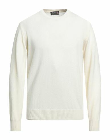 Luigi Borrelli Napoli Man Sweater Off white Cashmere Cover