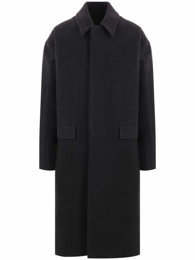 Juun.J tailored wool-blend coat - Grey Cover