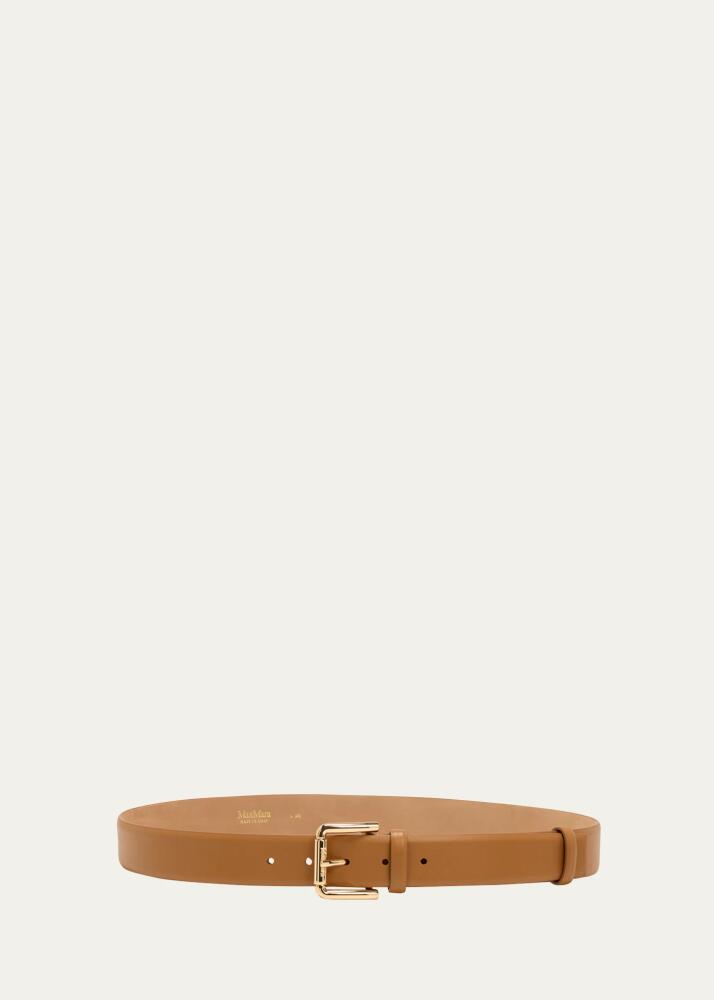 Max Mara Classic Smooth Leather Belt Cover