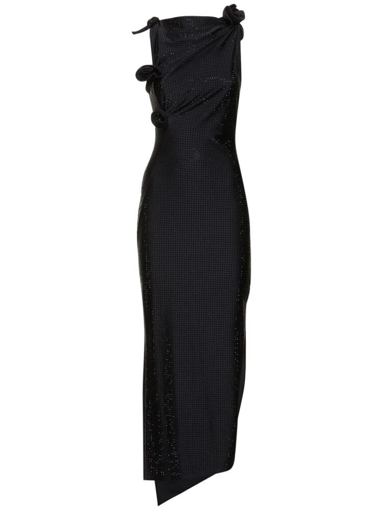 COPERNI Embellished Asymmetric Flower Gown Cover