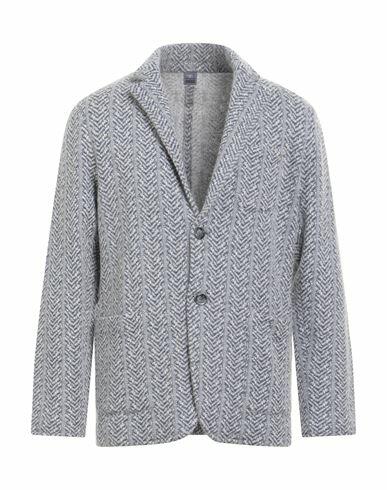 Fedeli Man Blazer Light grey Wool, Mohair wool Cover