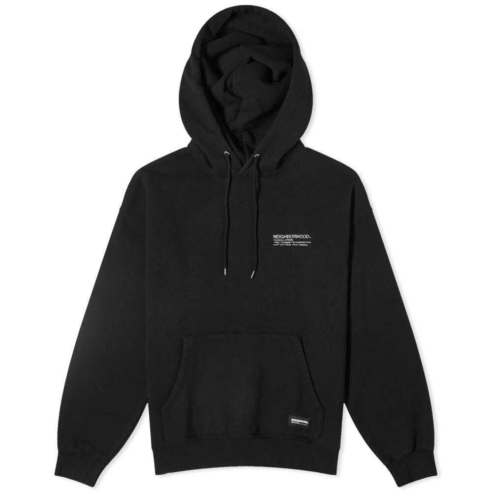 Neighborhood Men's Logo Pullover Hoodie in Black Cover