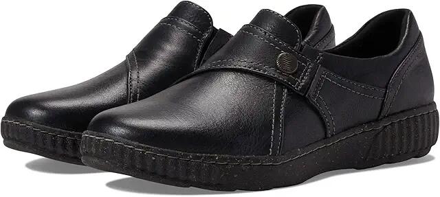 Clarks Caroline Pearl (Black Leather) Women's Shoes Cover